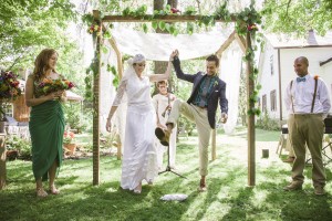 Montreal Jewish wedding ceremony wedding photography outdoor wedding chuppah