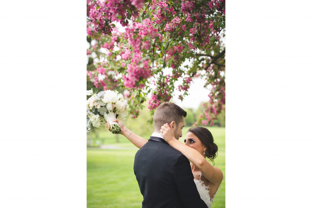 Spring bridal portrait