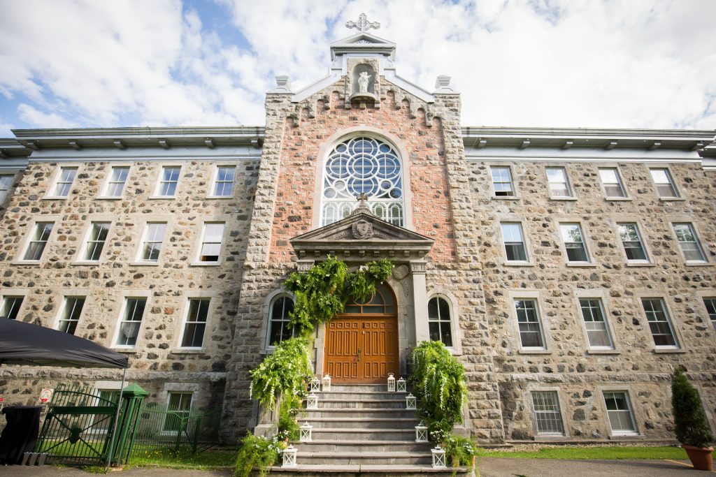 Exterior shot of Abbaye OKA